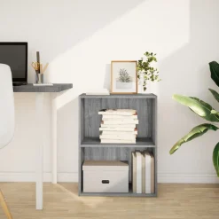 VIDAXL - Bibliothèque sonoma gris 60x30x77 cm bois d'ingénierie