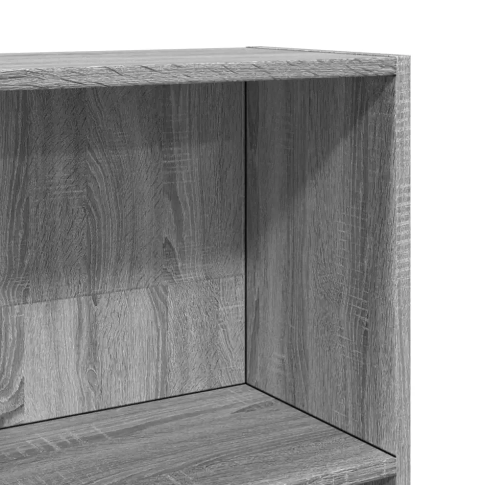 VIDAXL - Bibliothèque sonoma gris 60x24x143 cm bois d'ingénierie