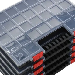 VIDAXL - Boîtes d'assortiment 5 pcs 40x30x5 cm polypropylène