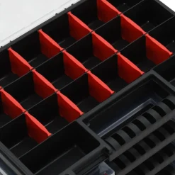 VIDAXL - Boîtes d'assortiment 5 pcs 34,5x25x5 cm polypropylène