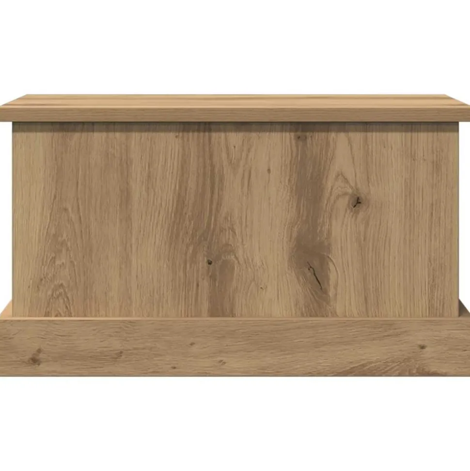 VIDAXL - Boîtes de rangement chêne artisanal 30x50x28 cm bois ingénierie