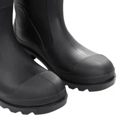 VIDAXL - Bottes de pluie avec chaussettes amovibles noir taille 44 pvc