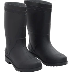 VIDAXL - Bottes de pluie noir taille 41 pvc