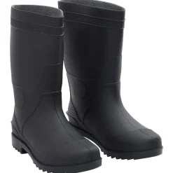 VIDAXL - Bottes de pluie noir taille 42 pvc
