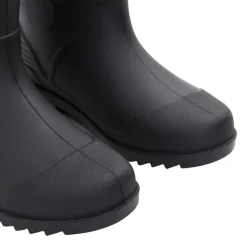 VIDAXL - Bottes de pluie noir taille 42 pvc
