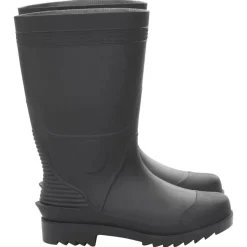 VIDAXL - Bottes de pluie noir taille 40 pvc