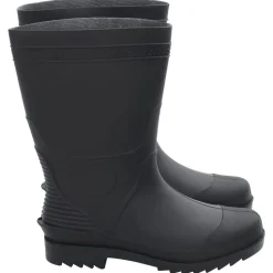 VIDAXL - Bottes de pluie noir taille 43 pvc