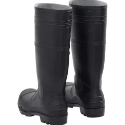 VIDAXL - Bottes de pluie noir taille 42 pvc