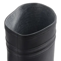 VIDAXL - Bottes de pluie noir taille 45 pvc