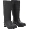 VIDAXL - Bottes de pluie noir taille 39 pvc