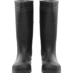 VIDAXL - Bottes de pluie noir taille 46 pvc
