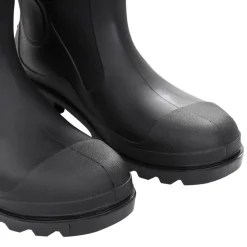 VIDAXL - Bottes de pluie noir taille 46 pvc