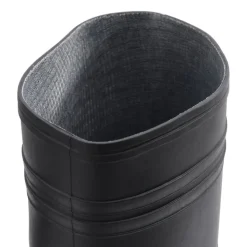 VIDAXL - Bottes de pluie noir taille 43 pvc