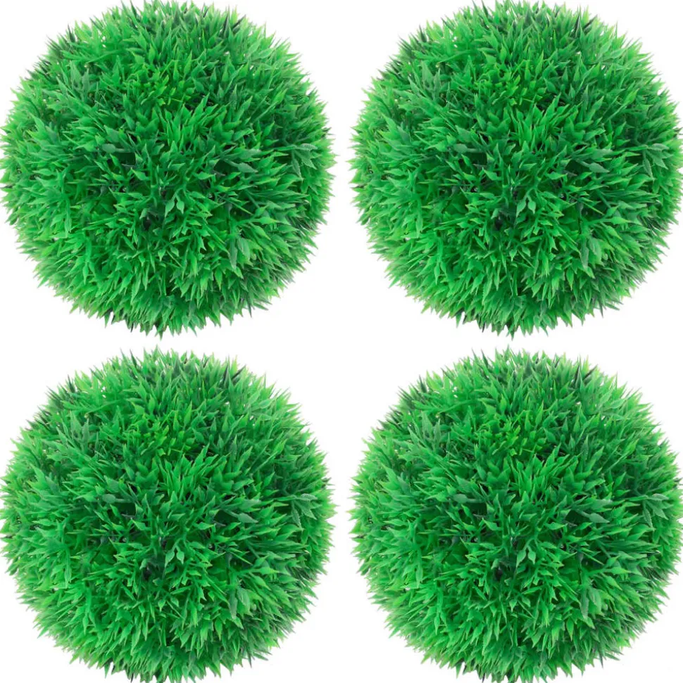 VIDAXL - Boules de buis artificielles 4 pcs 12 cm