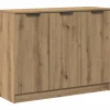 VIDAXL - Buffet chêne artisanal 90,5x30x70 cm bois d'ingénierie