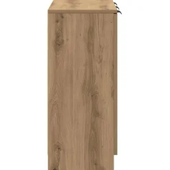 VIDAXL - Buffet chêne artisanal 90,5x30x70 cm bois d'ingénierie