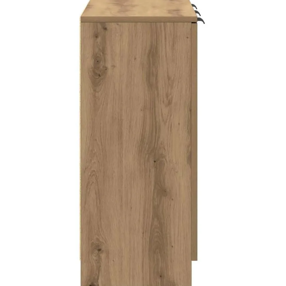 VIDAXL - Buffet chêne artisanal 90,5x30x70 cm bois d'ingénierie