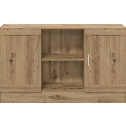 VIDAXL - Buffet chêne artisanal 120x30,5x70 cm bois d'ingénierie