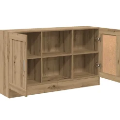 VIDAXL - Buffet chêne artisanal 120x30,5x70 cm bois d'ingénierie