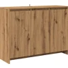 VIDAXL - Buffet chêne artisanal 102x33x75 cm bois d'ingénierie