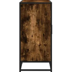 VIDAXL - Buffet chêne fumé 92x35x76 cm bois d'ingénierie