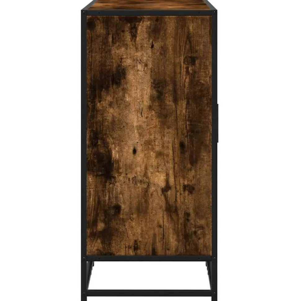 VIDAXL - Buffet chêne fumé 92x35x76 cm bois d'ingénierie