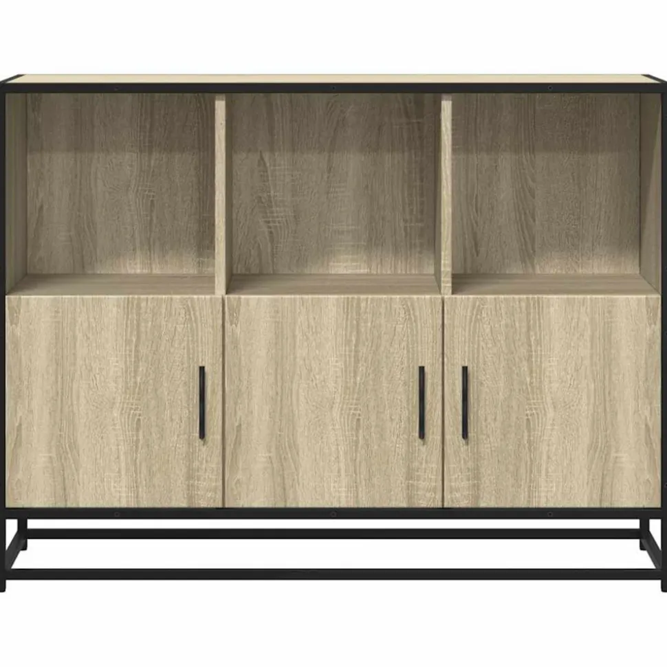 VIDAXL - Buffet chêne sonoma 100x35x76 cm bois d'ingénierie