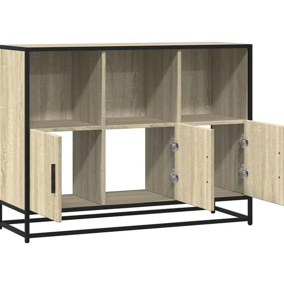 VIDAXL - Buffet chêne sonoma 100x35x76 cm bois d'ingénierie