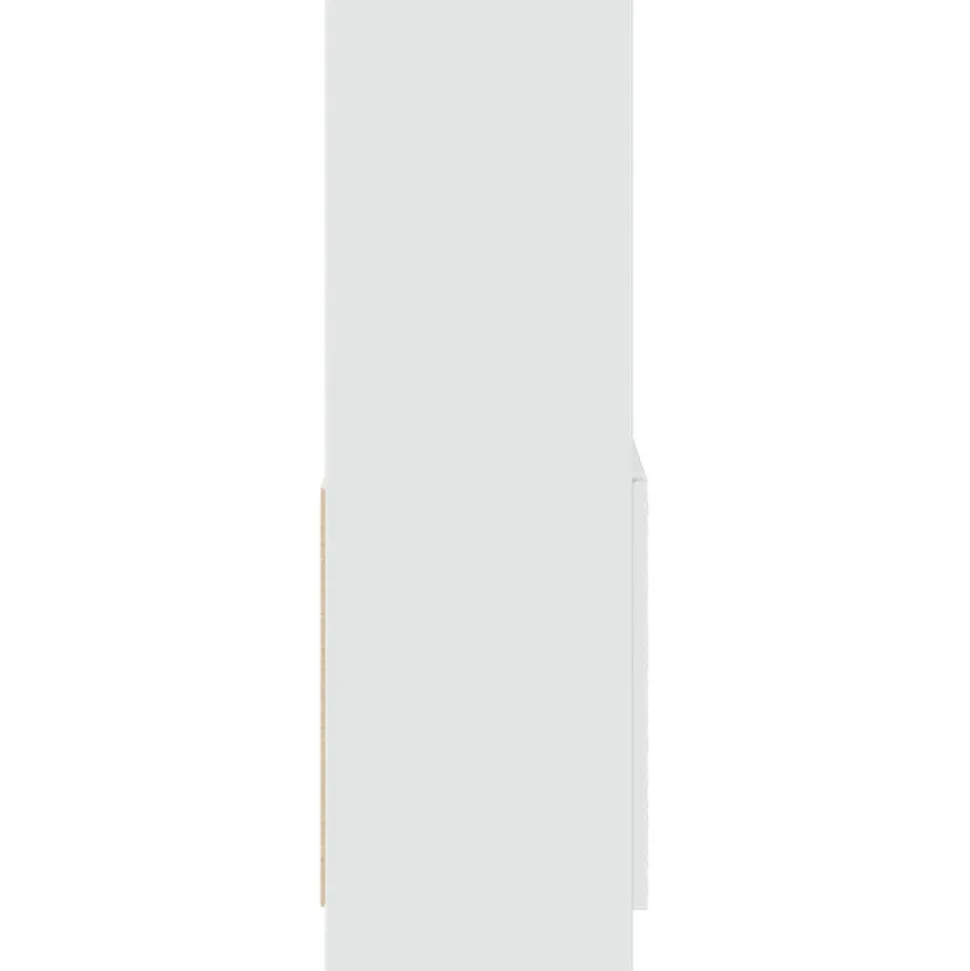 VIDAXL - Buffet haut blanc 63x33x100 cm bois d'ingénierie