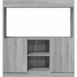 VIDAXL - Buffet haut sonoma gris 92x33x100 cm bois d'ingénierie