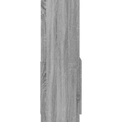 VIDAXL - Buffet haut sonoma gris 92x33x100 cm bois d'ingénierie