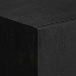 VIDAXL - Buffet noir 60x33x100 cm bois d'ingénierie