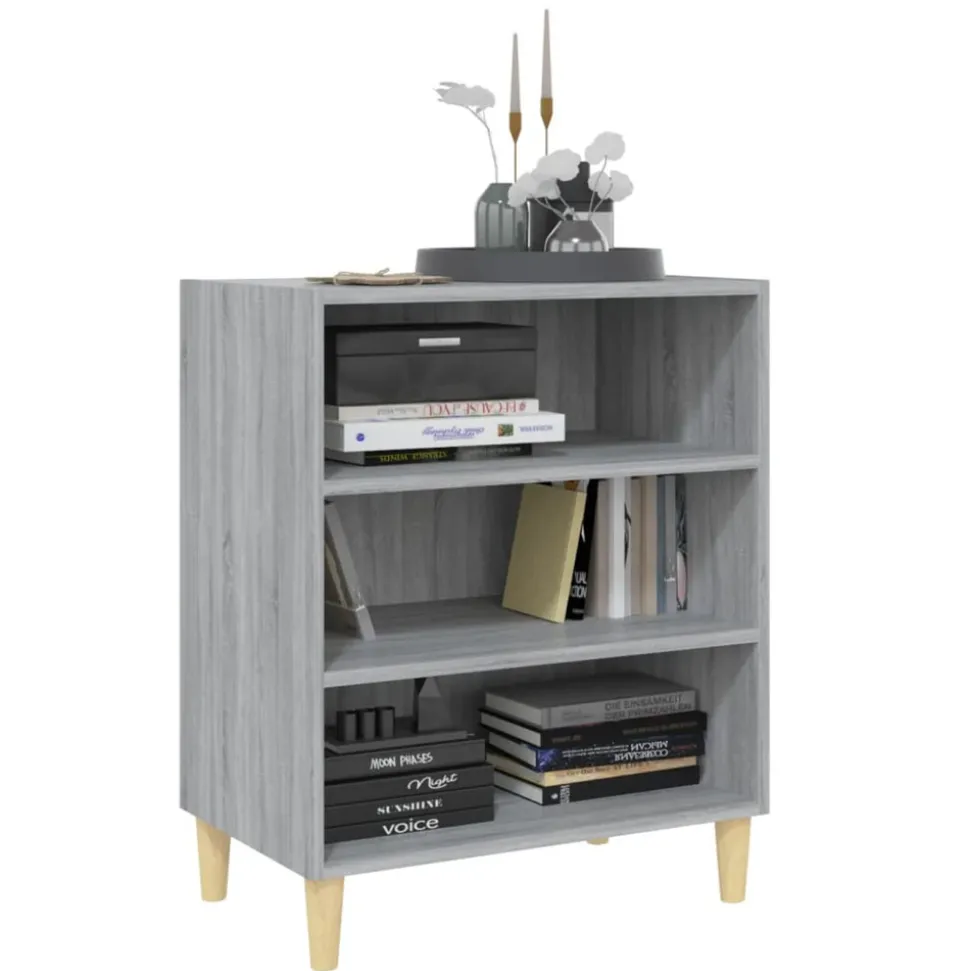 VIDAXL - Buffet sonoma gris 57x35x70 cm bois d'ingénierie