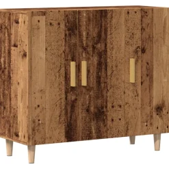 VIDAXL - Buffet vieux bois 90x34x80 cm bois d'ingénierie