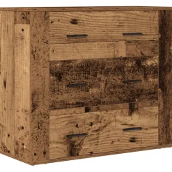 VIDAXL - Buffet vieux bois 80x33x70 cm bois d'ingénierie