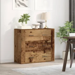 VIDAXL - Buffet vieux bois 80x33x70 cm bois d'ingénierie