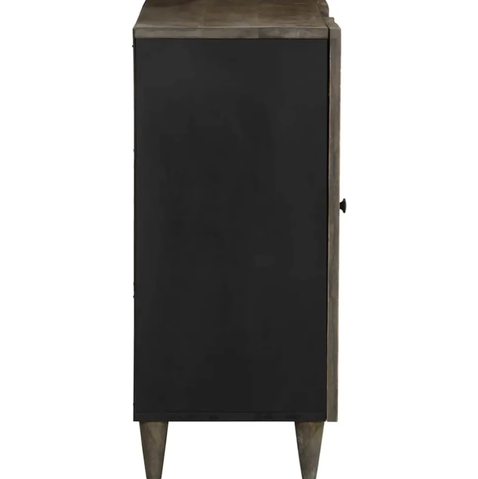 VIDAXL - Buffet 90x33x75 cm bois massif de manguier