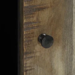 VIDAXL - Buffet 90x33x75 cm bois massif de manguier