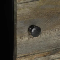 VIDAXL - Buffet 80x33x75 cm bois massif de manguier