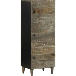 VIDAXL - Buffet 40x33x110 cm bois de manguier massif