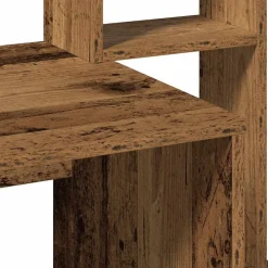 VIDAXL - Bureau avec étagères vieux bois 100x45x140 cm bois d'ingénierie