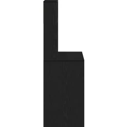 VIDAXL - Bureau avec étagères noir 100x45x140 cm bois d'ingénierie