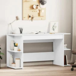 VIDAXL - Bureau blanc 140x50x75 cm bois d'ingénierie