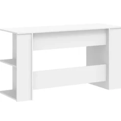 VIDAXL - Bureau blanc 140x50x75 cm bois d'ingénierie