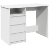 VIDAXL - Bureau blanc 102x50x75 cm bois d'ingénierie
