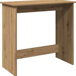 VIDAXL - Bureau chêne artisanal 80x40x75 cm bois d'ingénierie