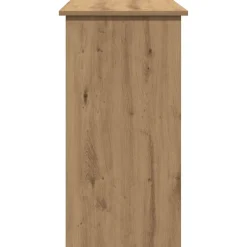VIDAXL - Bureau chêne artisanal 80x40x75 cm bois d'ingénierie