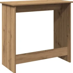 VIDAXL - Bureau chêne artisanal 80x40x75 cm bois d'ingénierie