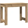 VIDAXL - Bureau chêne artisanal 100x45x75 cm bois d'ingénierie