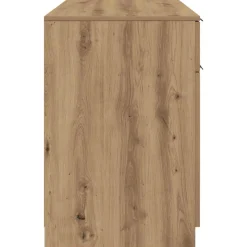 VIDAXL - Bureau chêne artisanal 100x50x75 cm bois d'ingénierie